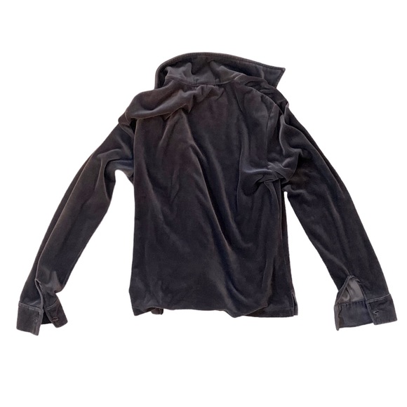 Cotton Ginny S Vintage velour button down collar cuff Friends grunge Y2K boho - Picture 4 of 7